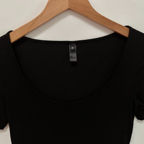 Ag Adriano Goldschmied - Black Scoop Tshirt - Sz XS - Picture 1 of 4